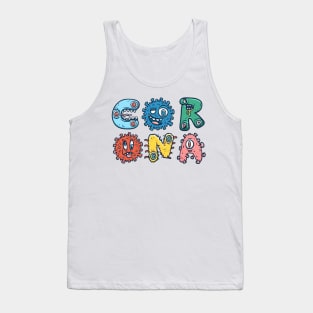 covid 19 virus Tank Top